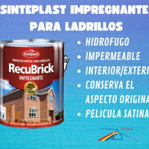 COMBO LADRILLOS C/PELICULA SINTEPLAST x4